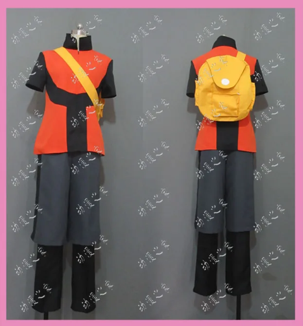 

Pocket Monsters Ruby Outfit Suit Adult Halloween Party Uniform Men Women Sports Suit Christmas Clothings Cosplay Costume