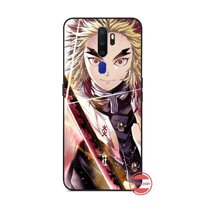 

Demon Slayer hot japan anime Phone Case For OPPO F 1S 7 9 K1 A77 F3 RENO F11 A5 A9 2020 A73S R15 REALME PRO