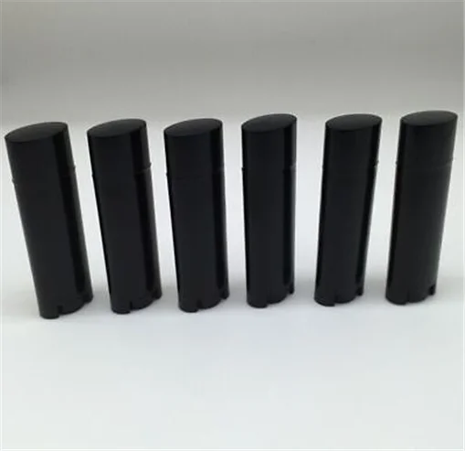 Пустые пластиковые овальные плоские трубки для бальзама губ 4 5 г/0 15 унций