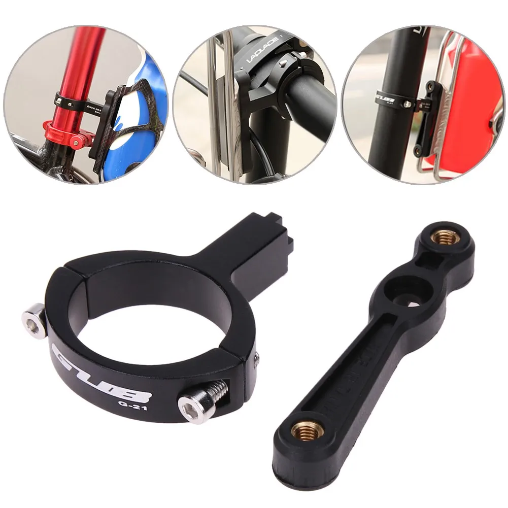

GUB G-21 Bicycle Handlebar Bottle Cage Adapter Adjust Rotation Bottle Holder Aluminum Seat Post Bottle Mount Cycling Accessories