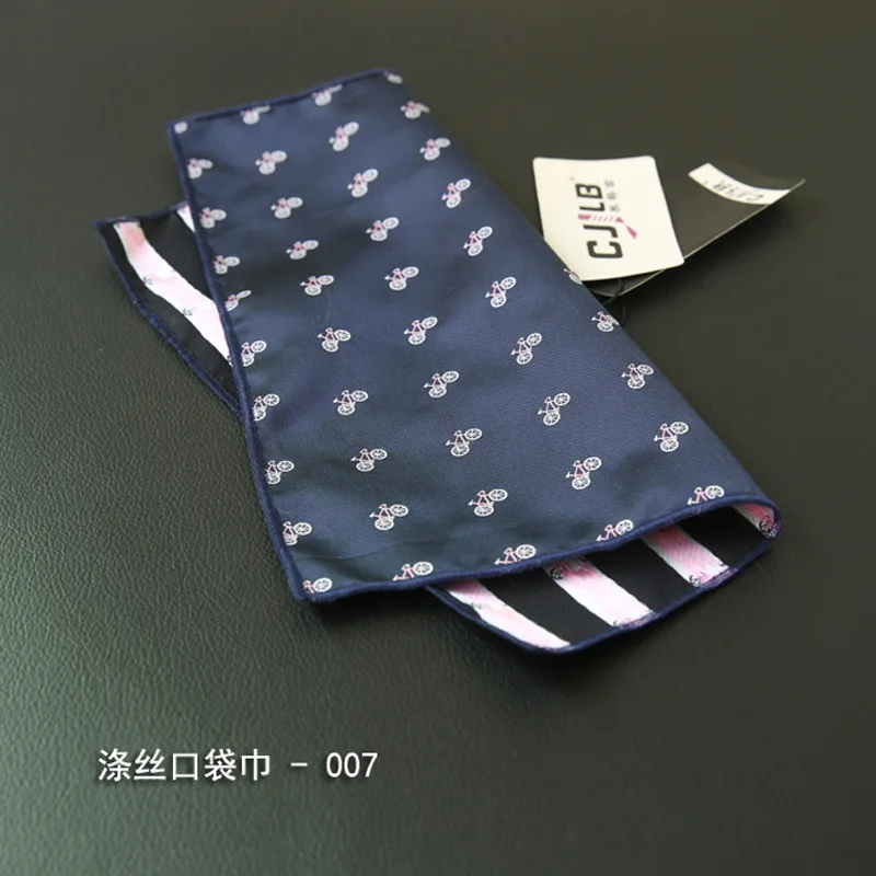 

2020 23*23cm Polyester Hankerchief Scarves for Mens Suit Hankies Men's Printed Pocket Square Scarf Towel Custom LOGO