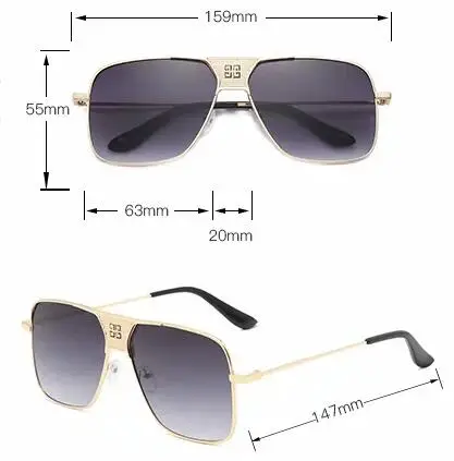 

Retro Original Brand Designer classic Sunglasses UV Protection For Men/Women prescription Sun Glasses GY1960 Givenchy-
