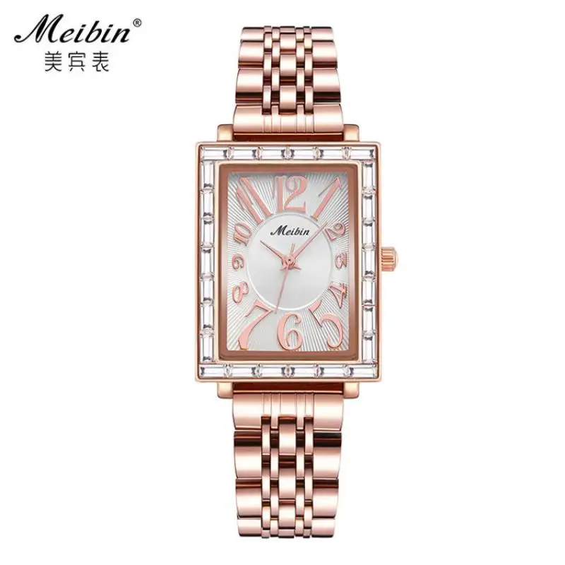 

Meibin 2020 New Gold Watch Women Watches Ladies Creative Steel Women's Bracelet Watches Female Waterproof Clock Relogio Feminino