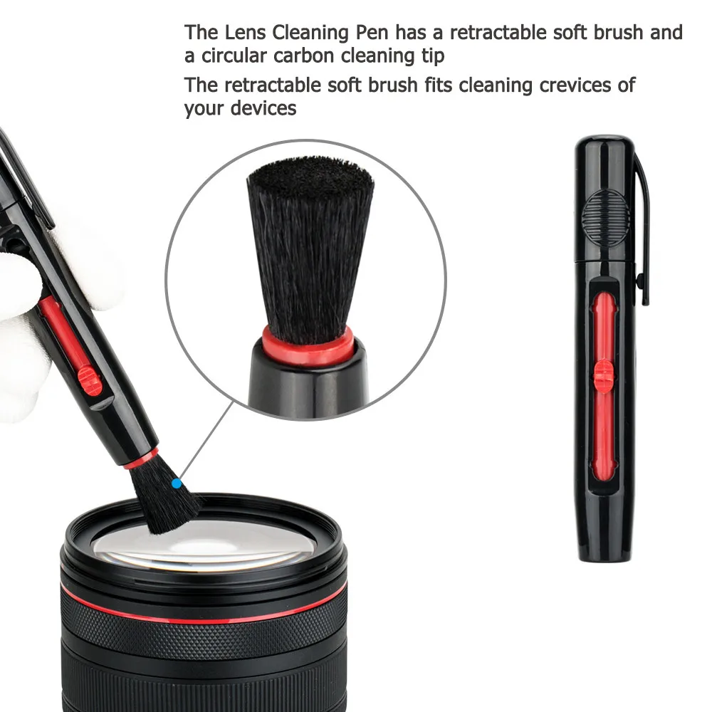 Camera Lens Cleaning Pen Air Dust Blower Fiber Cloth Kit for Leica Canon Nikon Sony Pentax Fujifilm Olympus Panasonic | Электроника