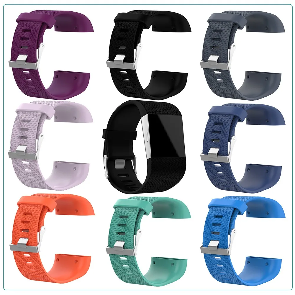

Классический мягкий силиконовый сменный ремешок eiEuuk, ремешок для часов, Браслет для Fitbit Surge Fitness Super Watch