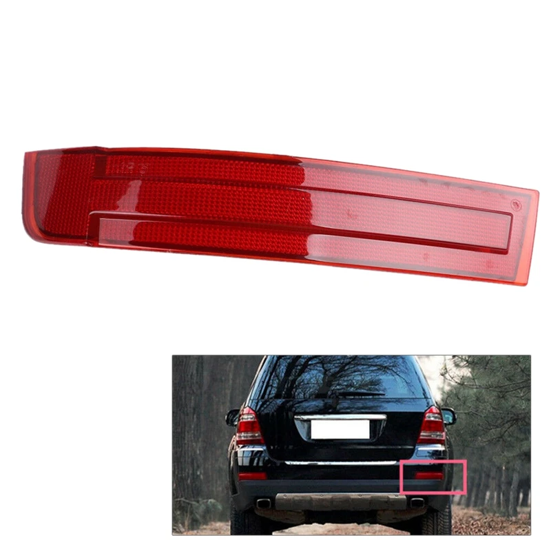 

Car RH Rear Bumper Reflector Cover Red for Mercedes-Benz GL-Class GL320 GL450 GL550 2007-2009 1648201274