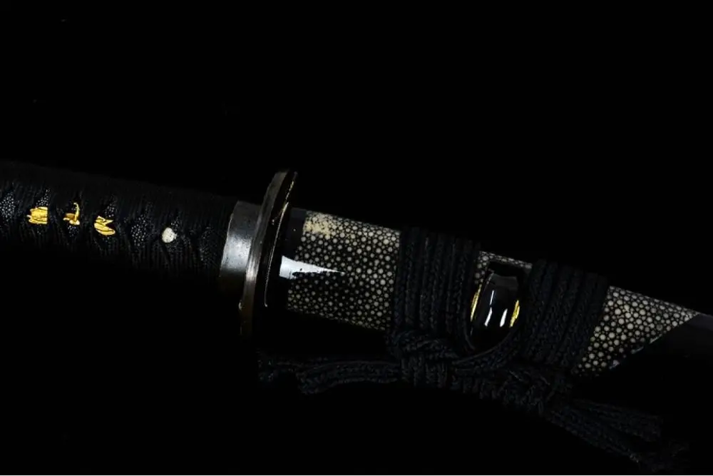 Боевая готовая глина закаленная koнасадка нож японский самурай Wakizashi konozzle
