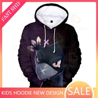 boys girls cartoon hoodie browlers 3 to 14 years spike and starkids sweatshirt shooting game 3d print jacket tops teen clothes