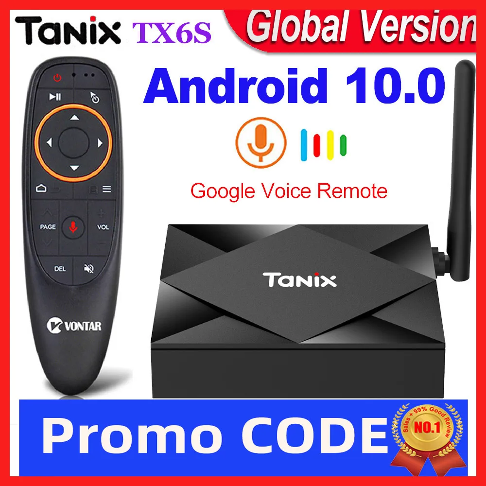 

Tanix TX6S Smart TV Box Android 10 4GB RAM 32GB 64GB Allwinner H616 Quad Core Android 10.0 TV Box H.265 4K Media player 2GB 8GB