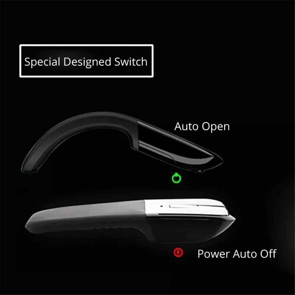 Беспроводная мышь Складная Arc Touch эргономичная компьютерная для офиса ПК Microsoft