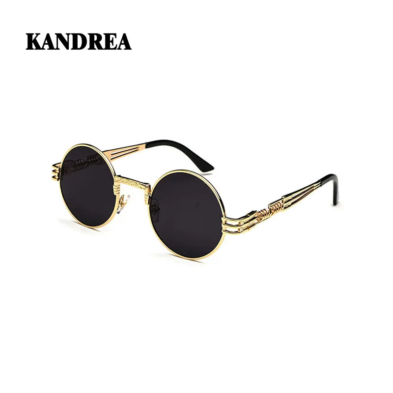 KANDREA 2020 женские круглые пластиковые солнцезащитные очки брендовые дизайнерские