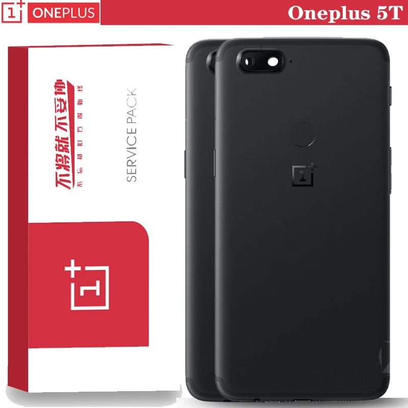 Оригинальный 5 ''задняя Корпус серый Батарея чехол для Oneplus 5T Global 1 + A5010 задняя