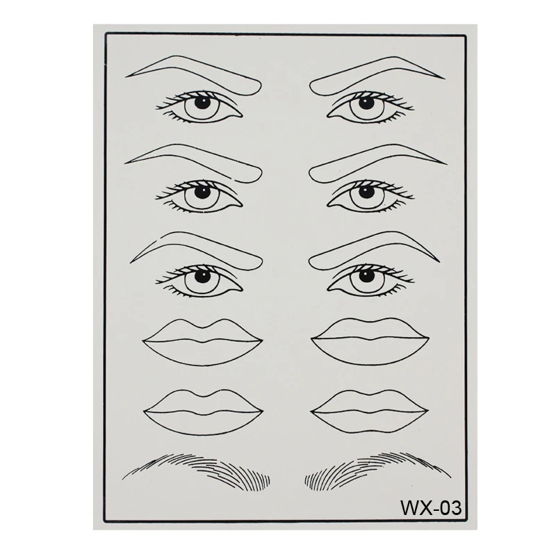 

1 шт., силиконовая подводка для глаз, бровей и губ