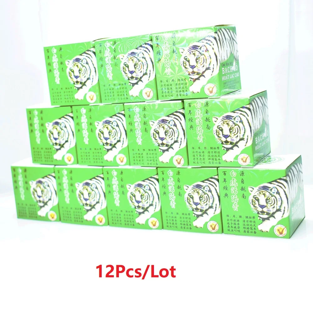12 бутылок бальзам с тигром для облегчения головной боли зубная боль астма
