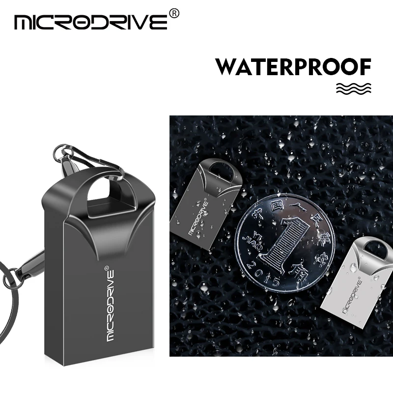 

Super mini 64GB 32GB 16GB metal usb flash drive usb - portable 128GB memory stick Pendrive Storage flash disk