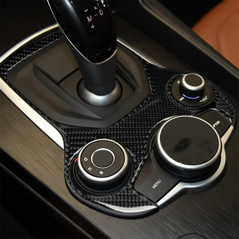 

for Alfa Romeo Giulia 17-19 Carbon Fiber Shift Head Panel
