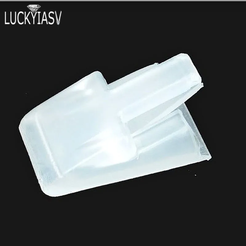 

Пластиковые держатели для колец Luckyiasv, белые, черные, прозрачные