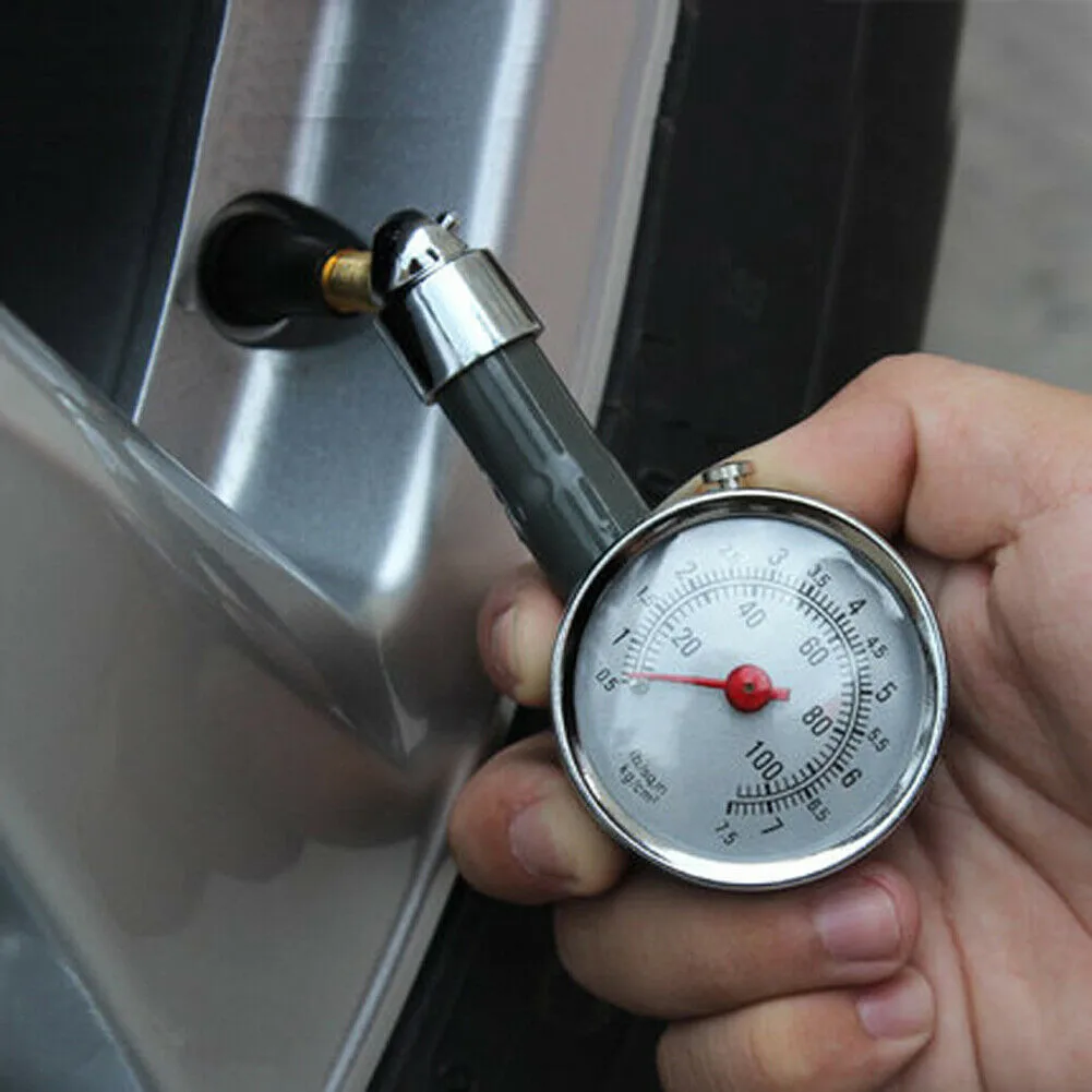 

PRESSURE MANOMETER Tire Pressure Tester Useful 100% Brand New 100PSI Easy To Use