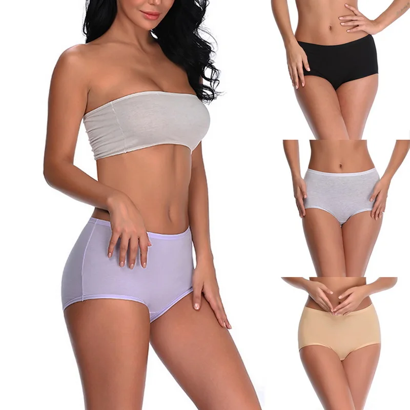 Сексуальные ультратонкие женские трусы удобные трусики с высокой талией женское