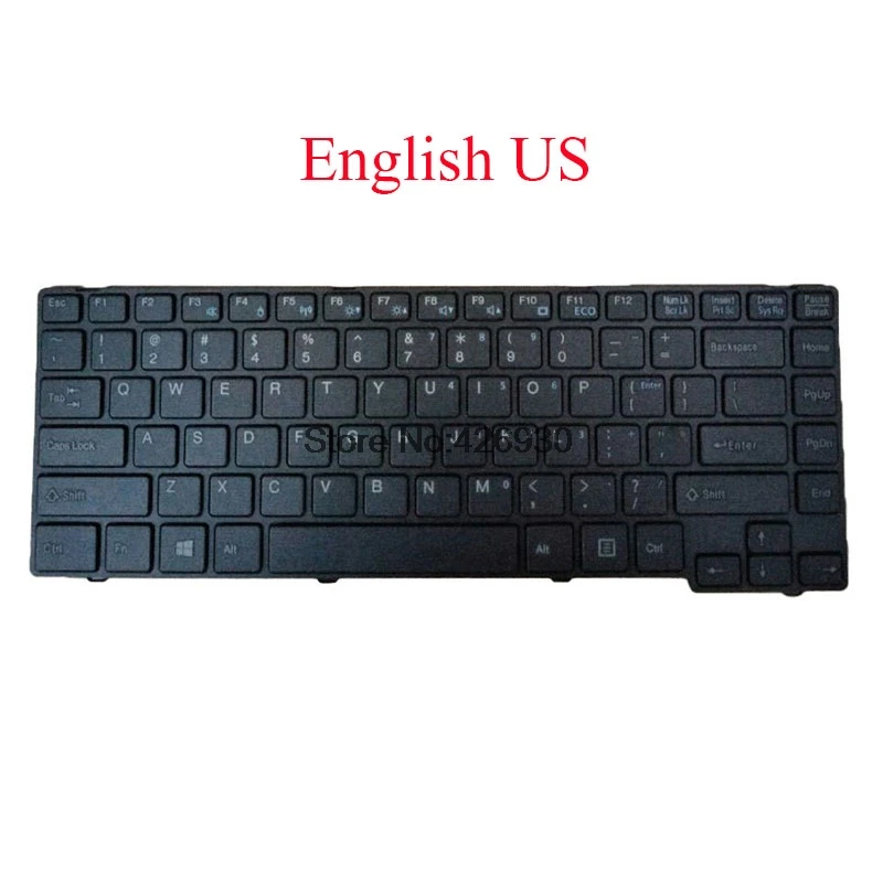 Клавиатура для ноутбука Fujitsu Lifebook U536 U537 UH574 CP638598-01 V132326BS1 V132326AK CP638595-01 английский