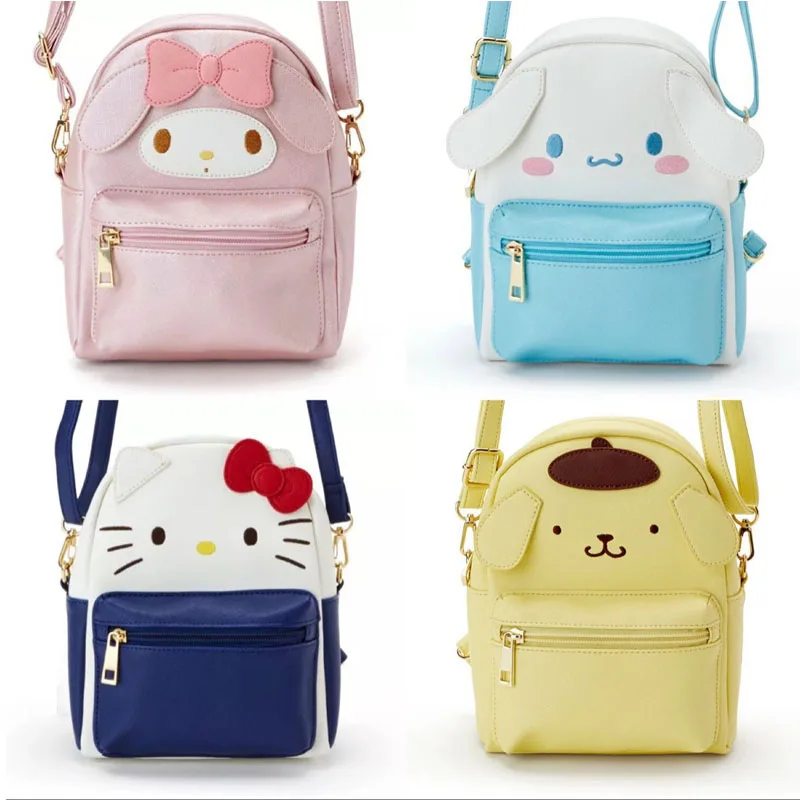 

Kawaii Sanrioed плюшевая сумка My Melody Kuromi Kittys Cinnamoroll аниме плюшевые куклы мультфильм рюкзак сумка-мессенджер Игрушки для девочек