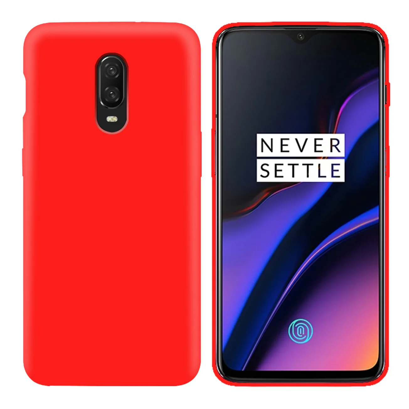 Ультра тонкий чехол для Oneplus 6T Силиконовый противоударный чехол мягкое полное заднее покрытие One Plus 6 6T для Oneplus 7 Pro Чехол - Цвет: Красный