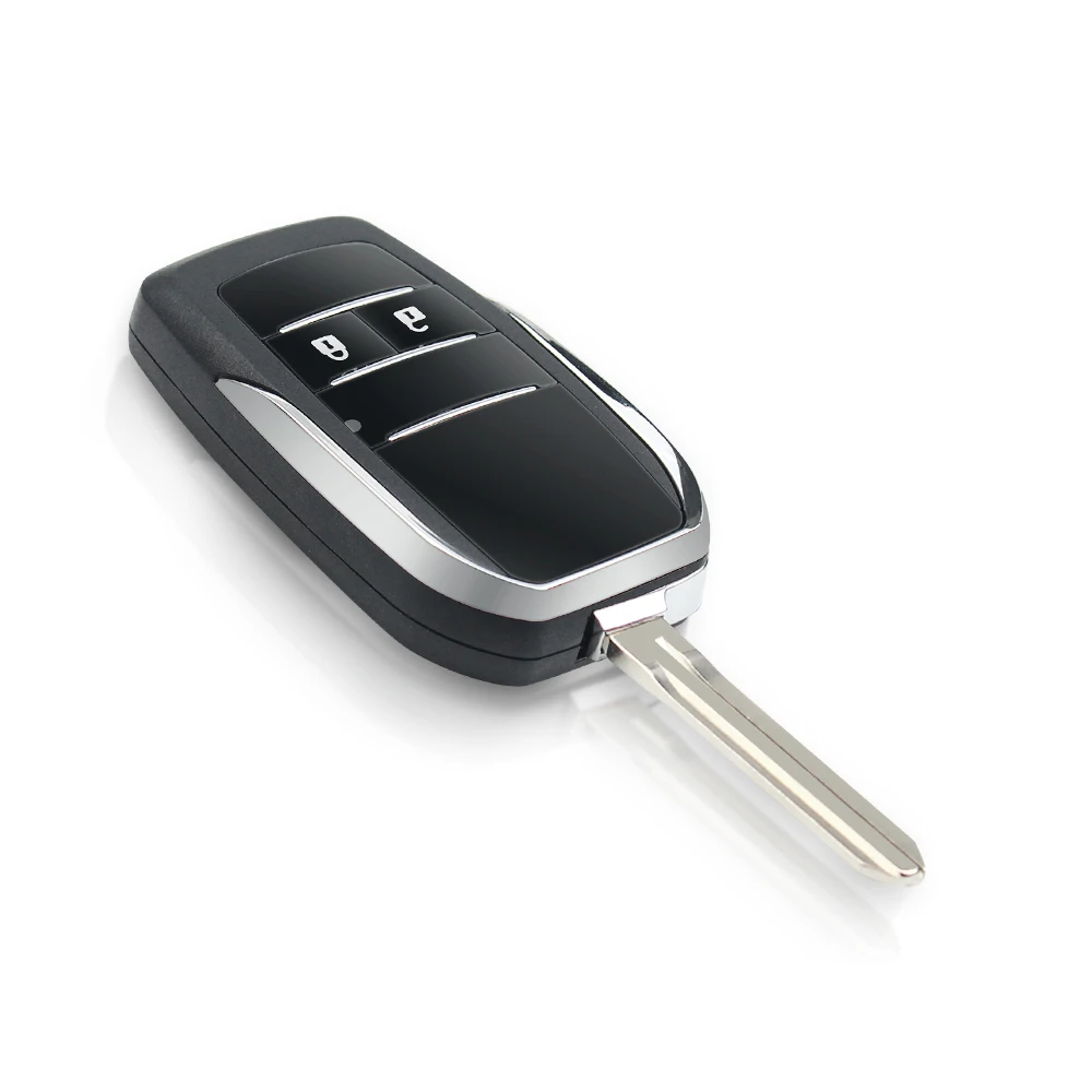 Модифицированный чехол KEYYOU для Toyota Camry Corolla RAV4 Reiz Fob с двумя кнопками | Автомобили и