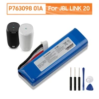 original replacement battery p763098 01a for jbl link 20 link20 bluetooth audio speaker genuine rechargable battery 6000mah
