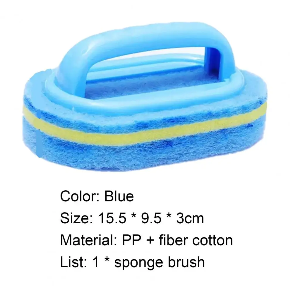 

Cleaning Brush Handle Design Household Cleaning Supplies PP Ceramic Tile Sponge Scrubber for Kitchen