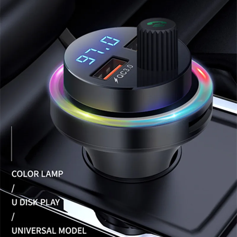 Автомобильное зарядное устройство с двумя USB-портами и поддержкой быстрой