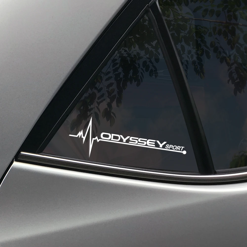 2PCS 20*7CM Car Side Window Waterproof Stickers For Honda Odyssey Sports Trim Vinyl Reflective Decals Auto Decor Accessories | Автомобили