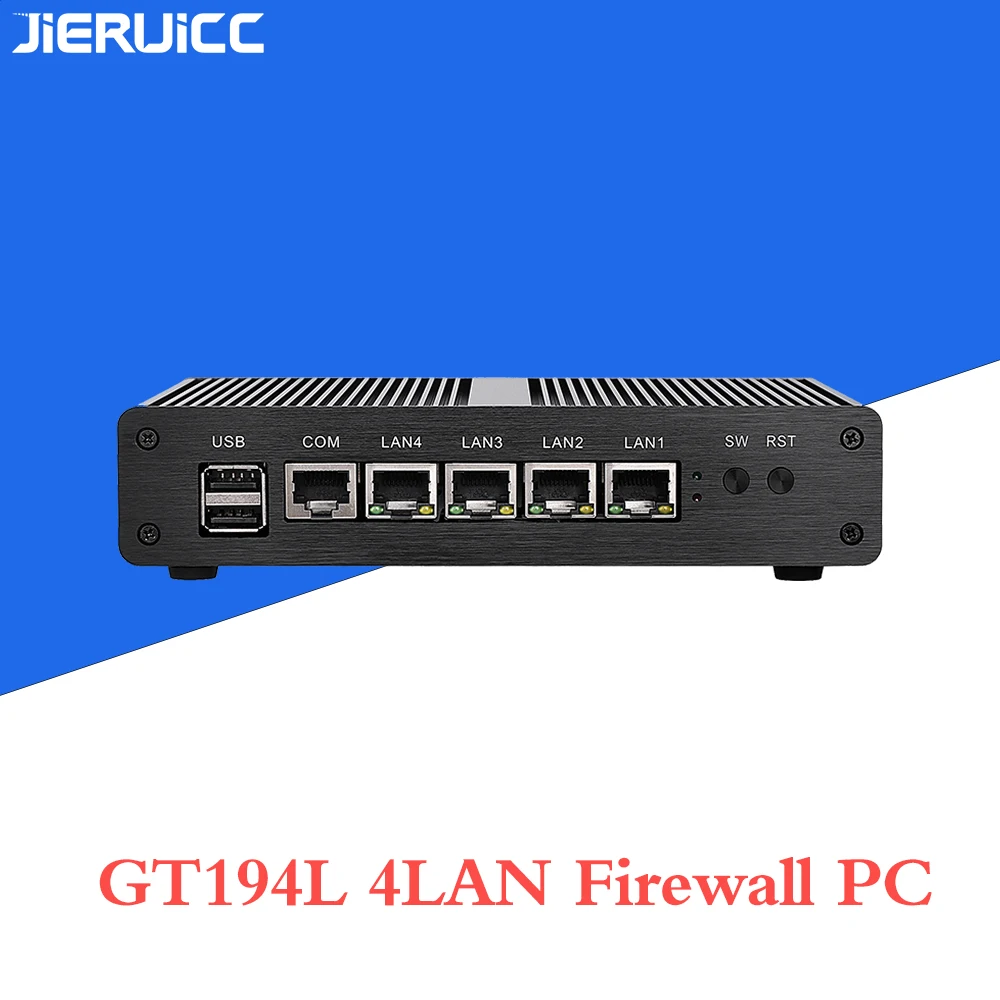 Мини ПК pfsense маршрутизатор J1900 для небольшой сети vpn брандмауэр мини компьютер 4