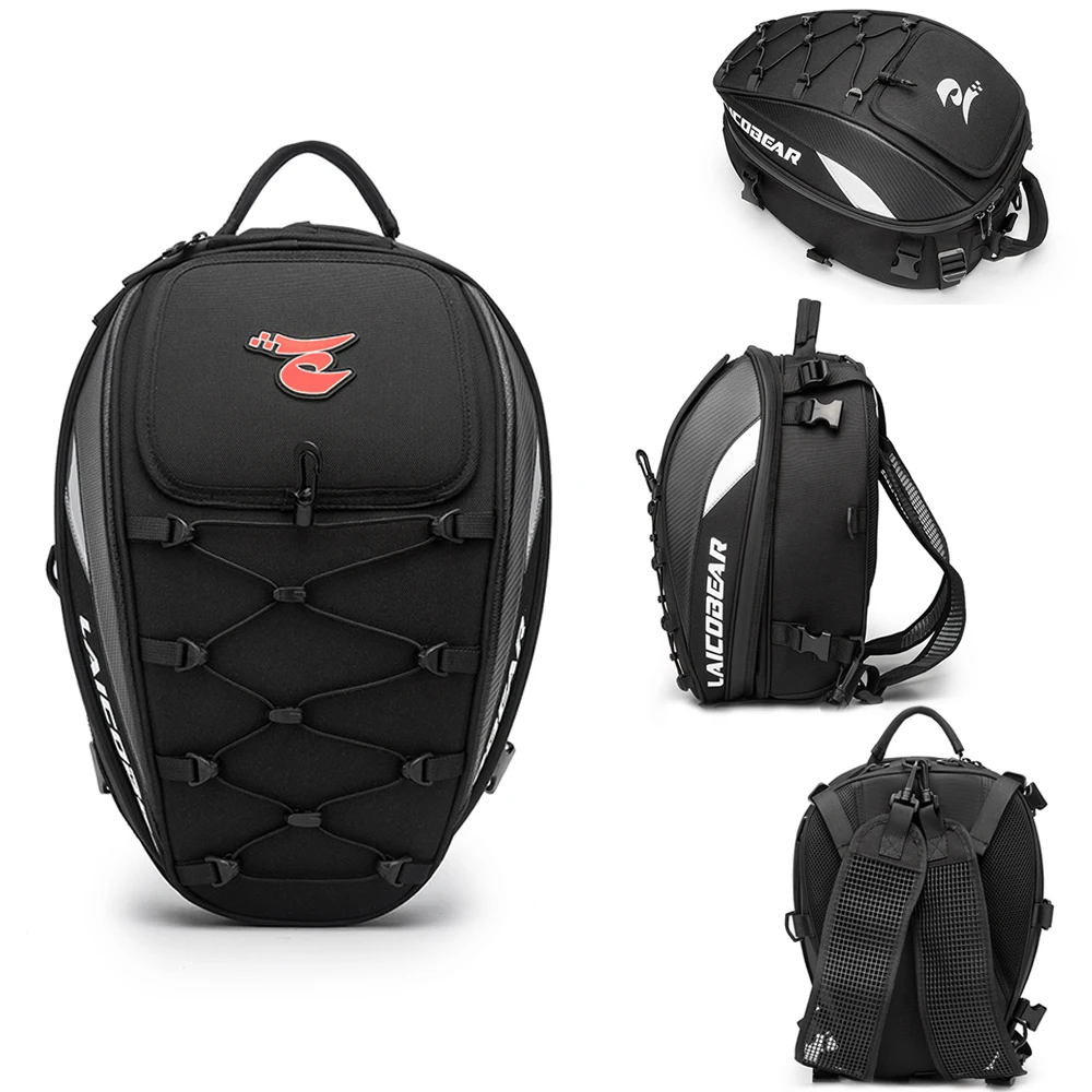 Новая брендовая мотоциклетная задняя Сумка водонепроницаемая верхняя сумка