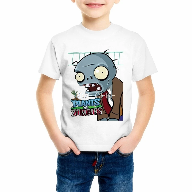 

Plants vs. Zombies Cartoon Pirate Children T Shirt Designs Teen Boys Kids Clothing For Boys Baby Clothing Girls T-Shirts 55C-4