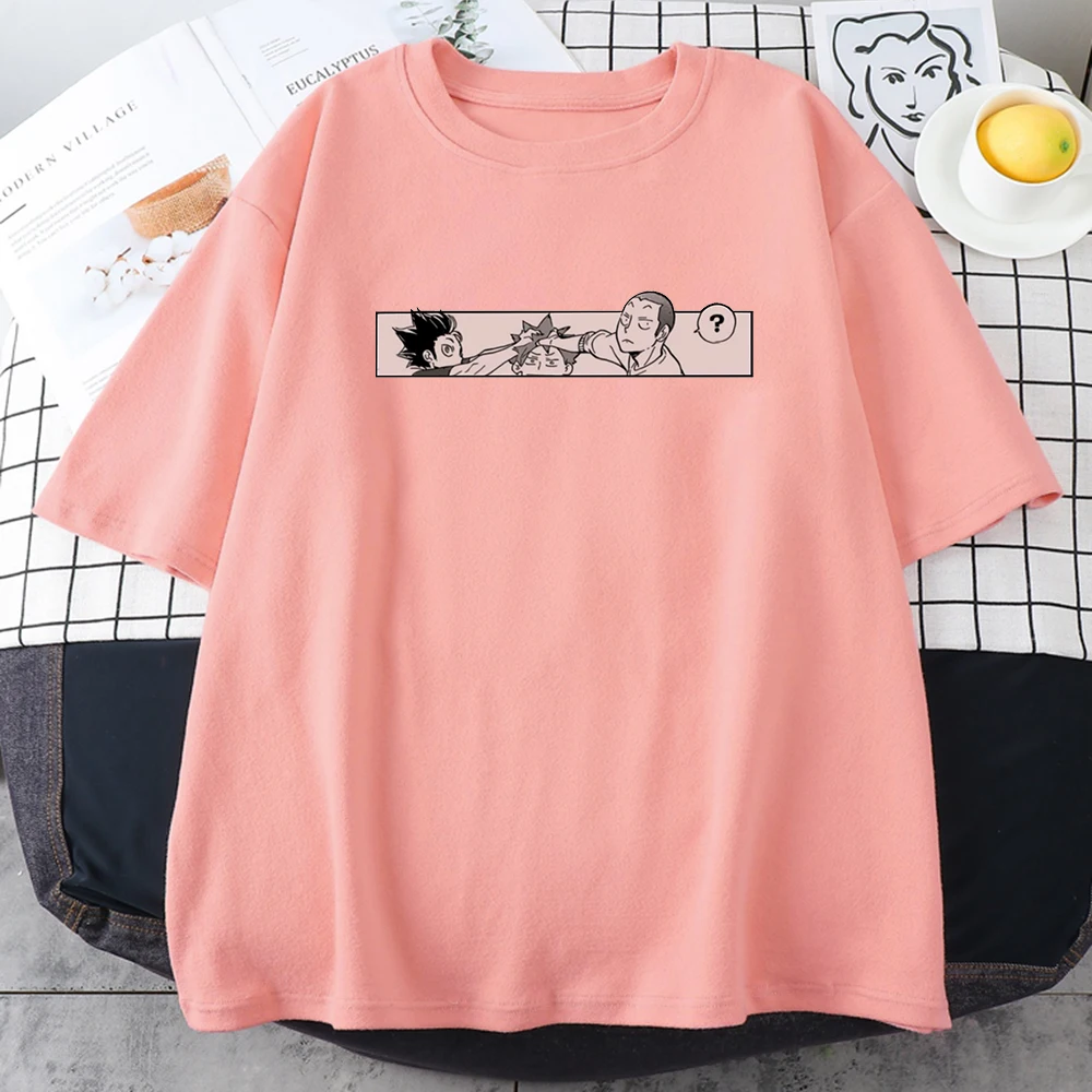 

Anime Oversized Women T Shirts Harajuku Haikyuu Cartoon Print Loose Casual Tshirt Fashion Summer Short Sleeve Round Neck Top Tee
