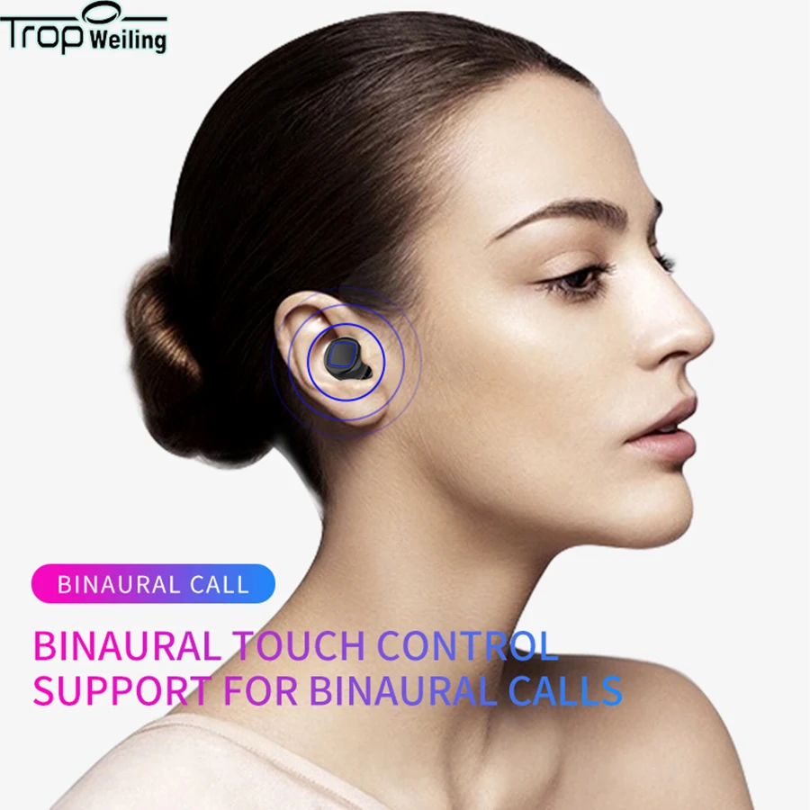 Спортивная гарнитура Tws Hi-Fi стереозвук Bluetooth наушники с активным шумоподавлением