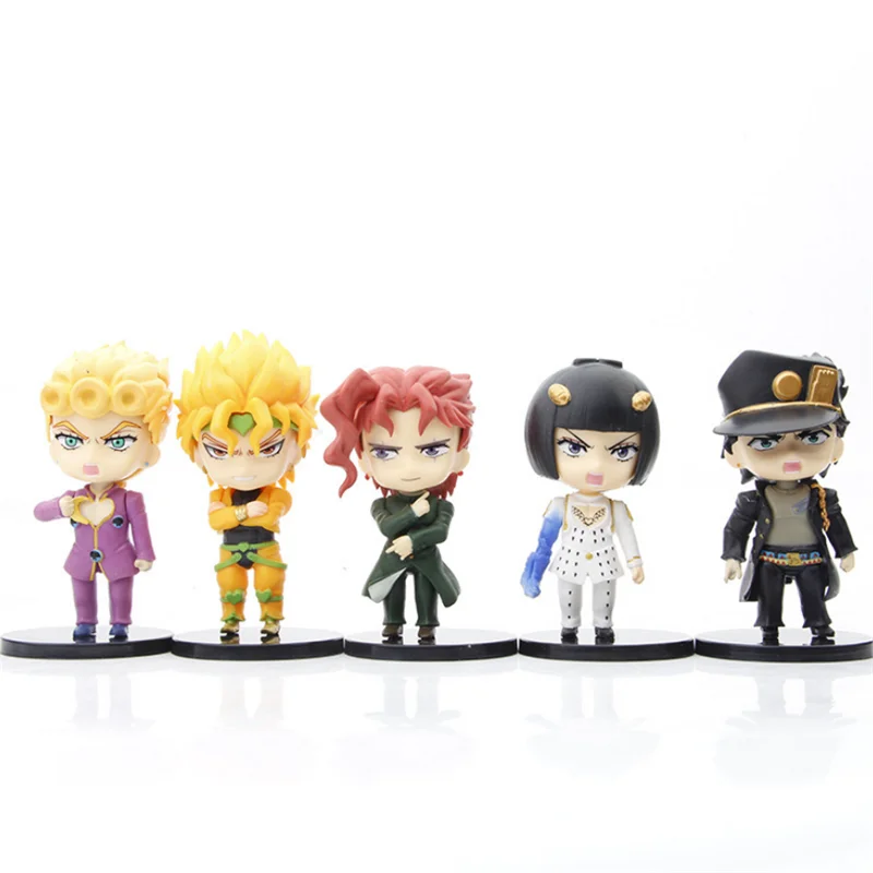 

Anime Jojo Bizarre Adventure Figure Cosplay Kujo Jotaro Josuke Kakyoin Action Figure Model Toy Anime Figurine Doll Kids Gift