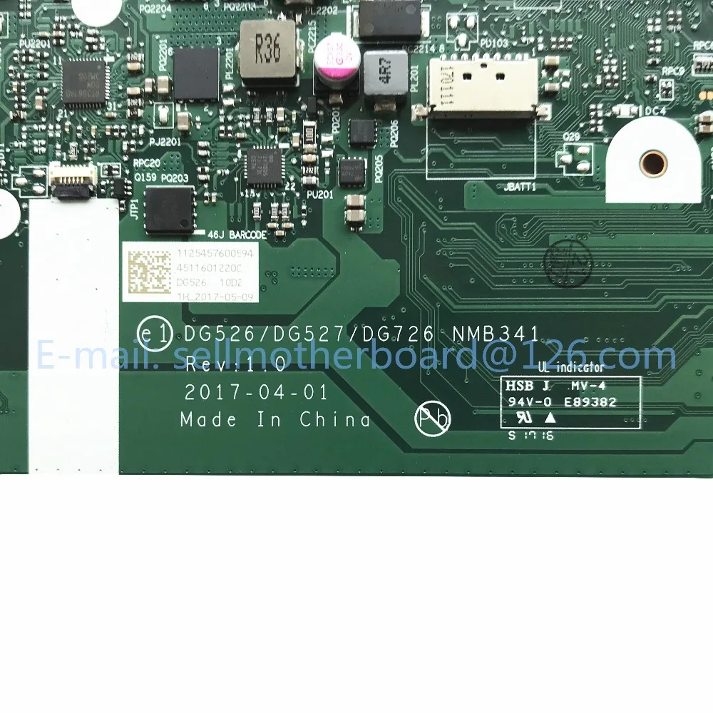 Материнская плата для ноутбука lenovo Ideapad 320-15ABR с A12-9720P процессором 2,7 ГГц 4 Гб оперативной памяти NM-B341 FRU 5B20P11116 протестированная Быстрая
