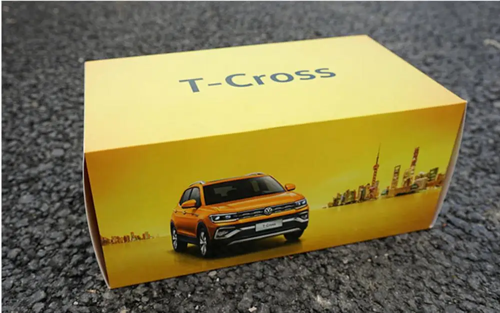 1/18 весы Фольксваген T-CROSS SUV литая модель автомобиля модели игрушки коллекция |