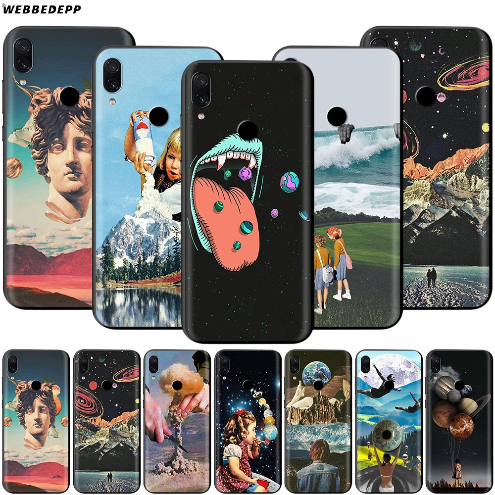 Винтажный чехол Trippy для Xiaomi Redmi 4A 4X 5 5A 6 6A 7 7A S2 Note Go K20 Pro Plus Prime 8T | Мобильные телефоны