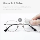 2 шт. многоразовые Анти-туман, стеклянные линзы, протирочная ткань для уборки за Плавание велосипедный очки протрите Предотвращение запотевания ткань предотвращает запотевание для очков