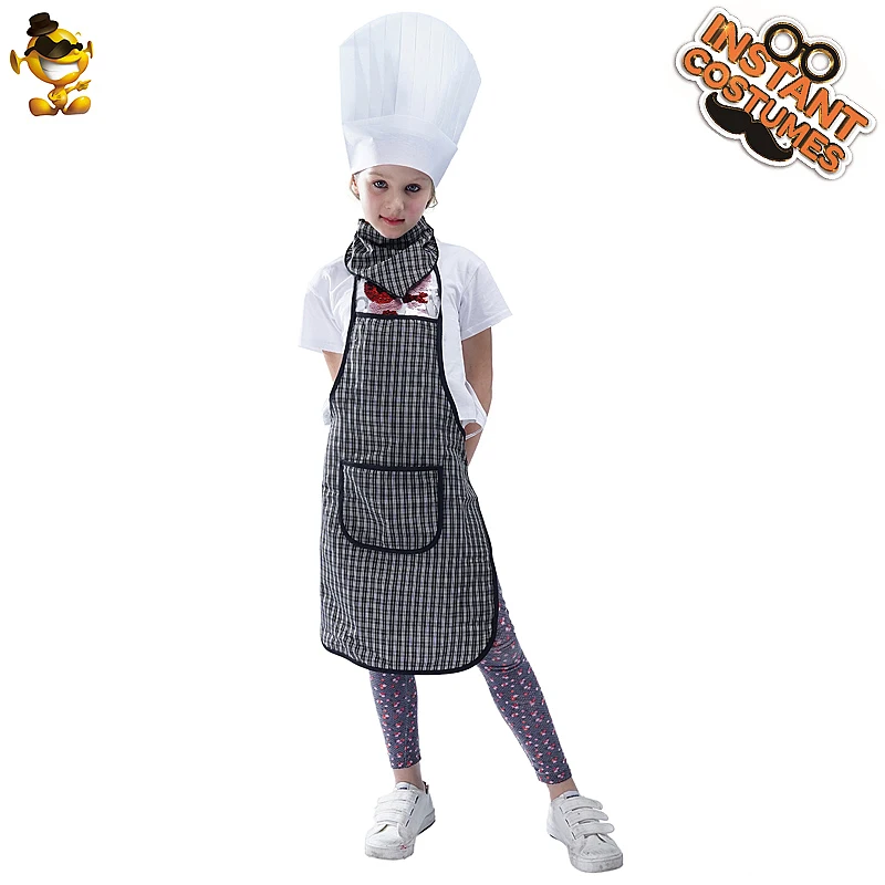 

Girl Chef Apron Costumes Role Play Kids Chef Apron School Holidays Costumes