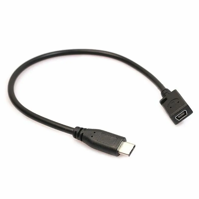 

3pcs Type C USB 3.1 Male to Mini USB Female Charging Data Cable Cord Adapter