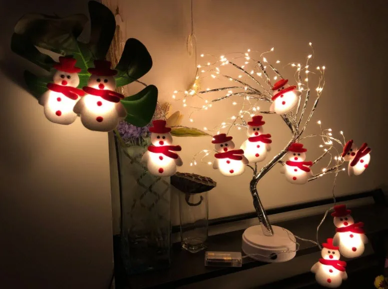 

3M 20LED Christmas snowman LED string lights Christmas Tree decoration LED light USB charge