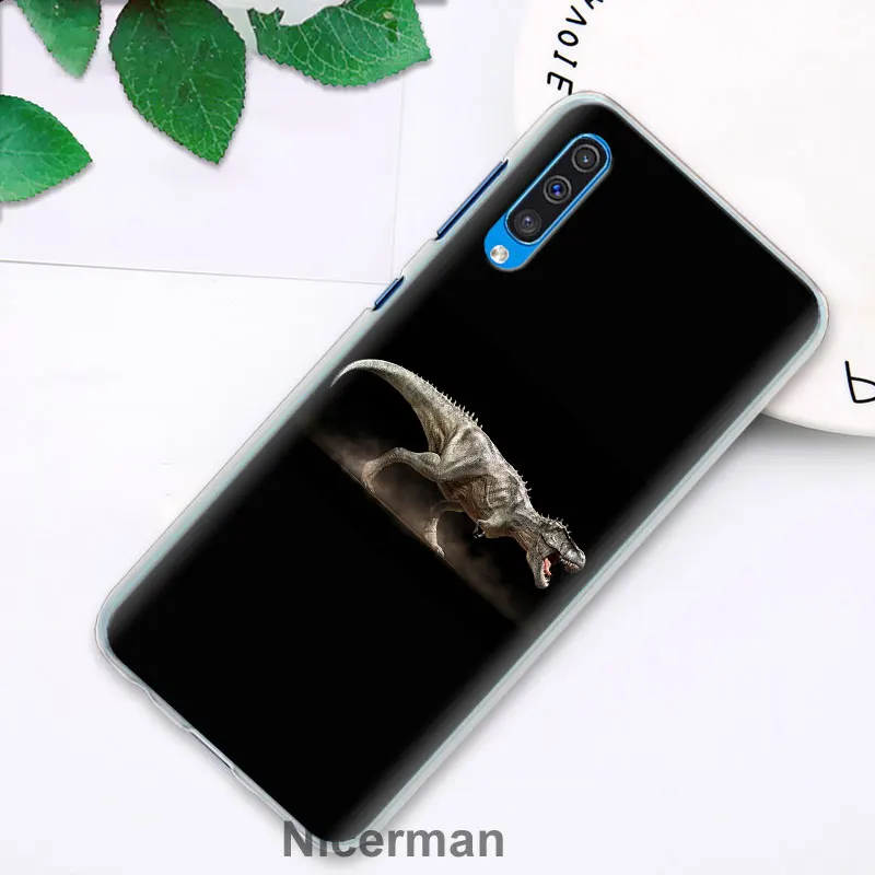 Динозавры юрского периода телефонные чехлы для samsung Galaxy A10 A20e A30 A40 A50 A60 A70 A80 A6 A8+ A7 A9 жесткий чехол из поликарбоната