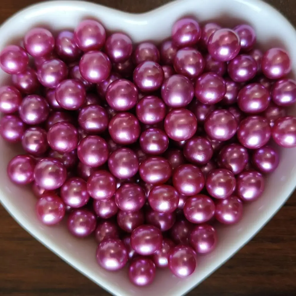 10 шт./лот новый цвет жемчуга класса AAAA пресноводный жемчуг для устривечерние 6-8 мм