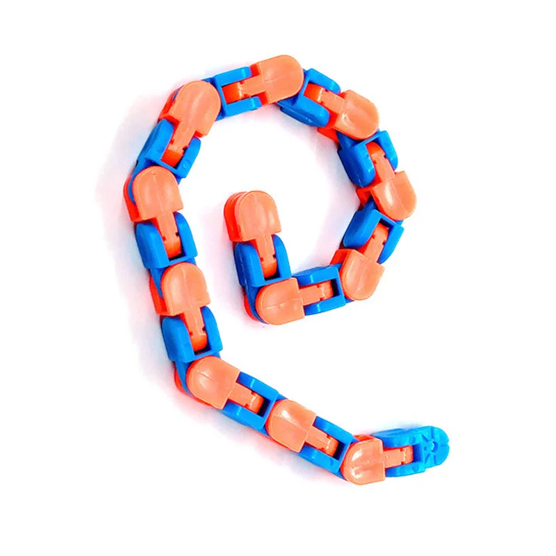 

2021 New 24-section Decompression Rail Chain ever-Changing Folding Chain Vent Decompression Toy