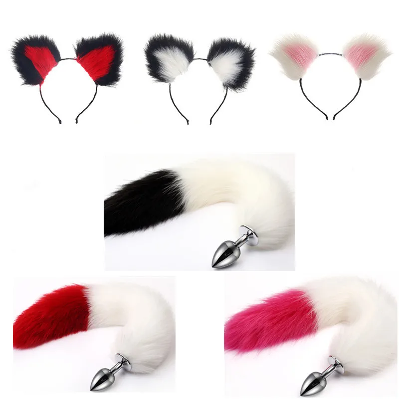 Косплэй выпуск карты Секс-игрушки Нержавеющая сталь Анальная пробка из металла