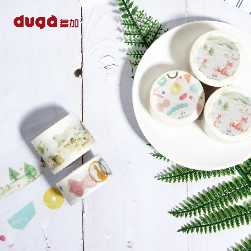 Бумажная Васи лента Forest с ананасами декоративная наклейка сделай сам