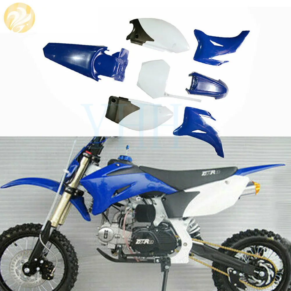 

Новый комплект брызговиков из АБС-пластика, боковые панели для Yamaha TTR TTR110 Dirt Pit Bike TTR 110, полный комплект обтекателей